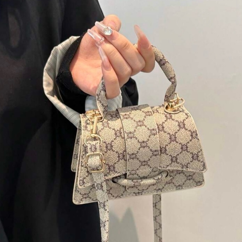 Boho Vegan Leather Mini Crossbody Bag - Picture 3 of 5